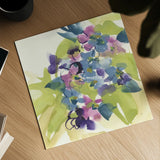 Spring Bouquet I by Chris Paschke. Shown as a detailed flat fine art print, highlighting archival giclee quality. Available as an archival giclee rolled canvas, fine art paper, or poster print. SKU 45468a.