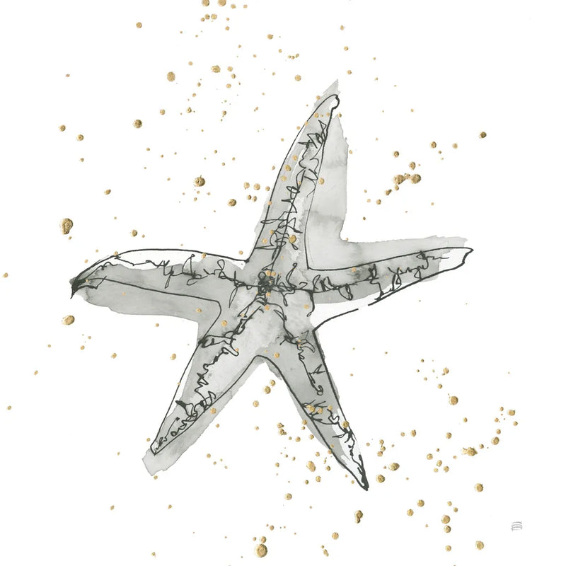 Starfish I by Chris Paschke. SKU 66538a. Archival Giclee Fine art print for wall decor.
