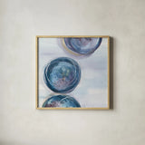 Starting Over II by Chris Paschke. Shown in a natural wood glass frame for a timeless modern aesthetic. Available as an archival giclee rolled canvas, fine art paper, or poster print. SKU 39577a.