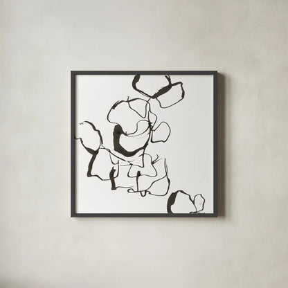 Stoned III by Chris Paschke. Shown in a sleek black glass frame for a contemporary gallery look. Available as an archival giclee rolled canvas, fine art paper, or poster print. SKU 66215a.