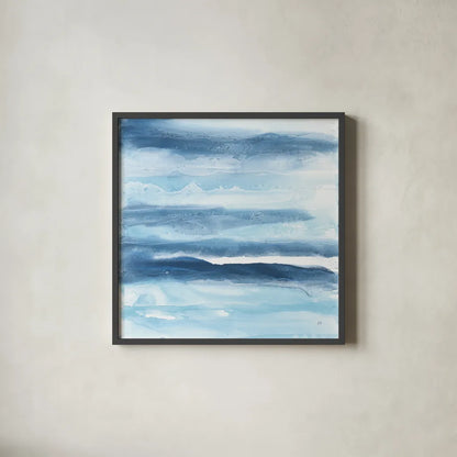 Stripes I by Chris Paschke. Shown in a sleek black glass frame for a contemporary gallery look. Available as an archival giclee rolled canvas, fine art paper, or poster print. SKU 68197a.