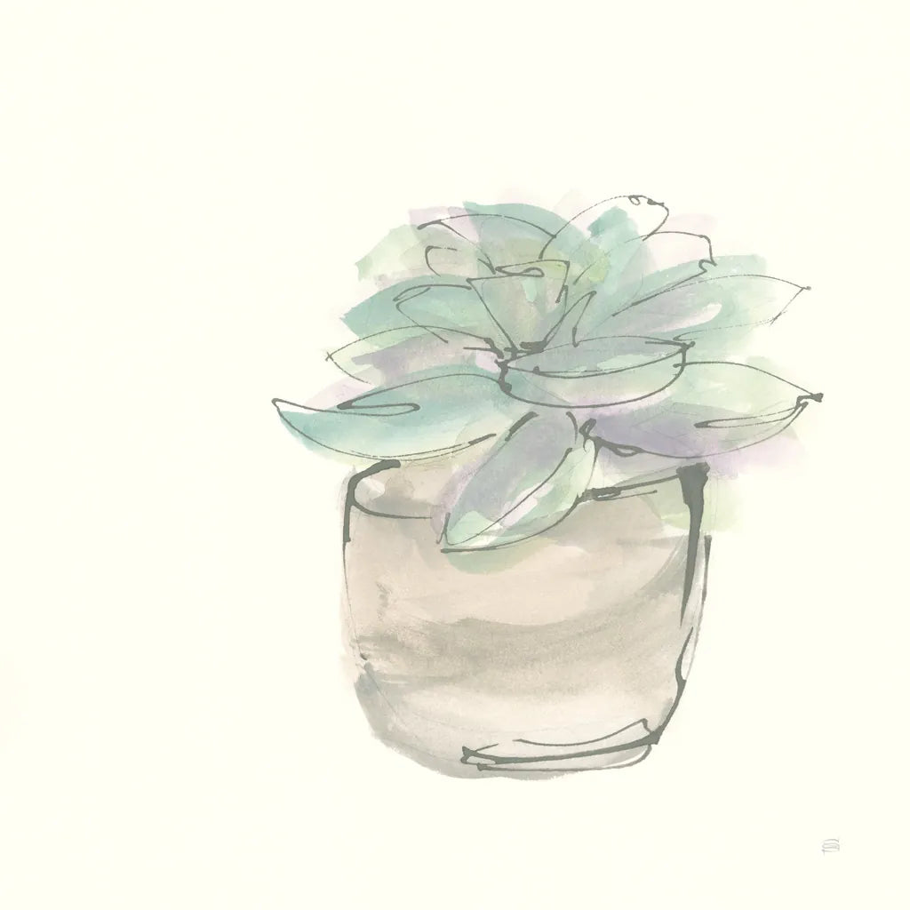 Succulent IV by Chris Paschke. SKU 55052a. Archival Giclee Fine art print for wall decor.