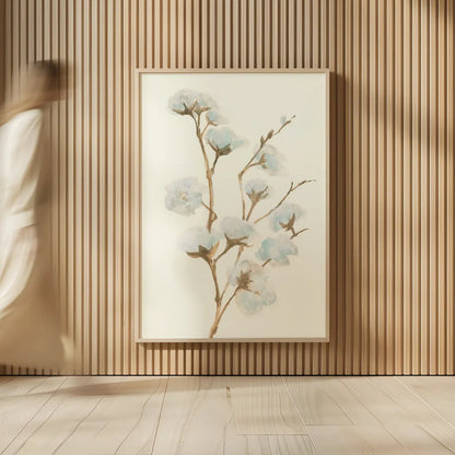 Summer Cotton I by Chris Paschke. shown as over sized large wall art. Available as an archival giclee rolled canvas, fine art paper, or poster print. SKU 55055h.