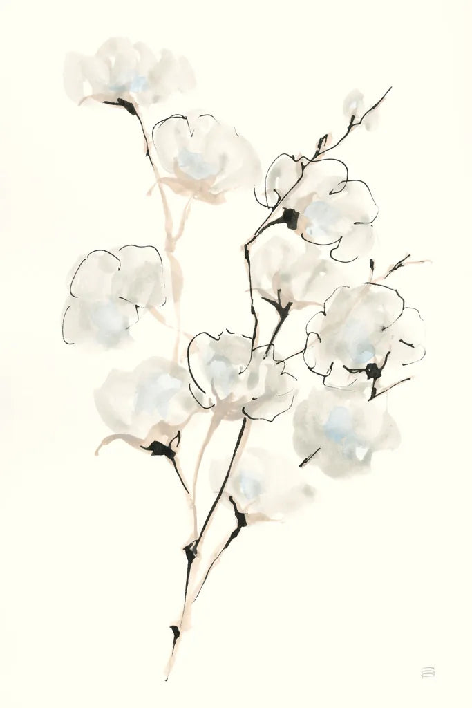 Summer Cotton III by Chris Paschke. SKU 55057h. Archival Giclee Fine art print for wall decor.