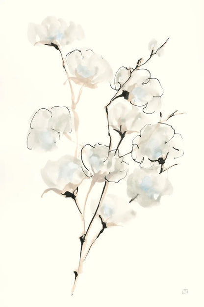 Summer Cotton III by Chris Paschke. SKU 55057h. Archival Giclee Fine art print for wall decor.