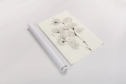 Summer Cotton IV by Chris Paschke. shown as a rolled paper print. Available as archival giclee rolled canvas, fine art paper, or poster print. SKU 55058h.