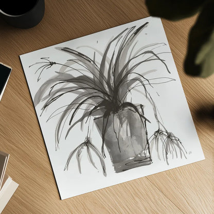 Sunroom Sketch II by Chris Paschke. Shown as a detailed flat fine art print, highlighting archival giclee quality. Available as an archival giclee rolled canvas, fine art paper, or poster print. SKU 85521a.