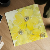 Sunshine Cosmos I by Chris Paschke. Shown as a detailed flat fine art print, highlighting archival giclee quality. Available as an archival giclee rolled canvas, fine art paper, or poster print. SKU 48034a.
