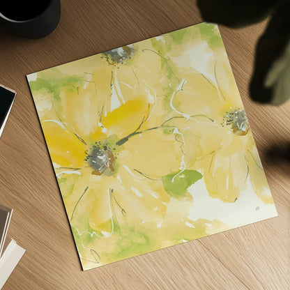 Sunshine Cosmos II v2 by Chris Paschke. Shown as a detailed flat fine art print, highlighting archival giclee quality. Available as an archival giclee rolled canvas, fine art paper, or poster print. SKU 54246a.