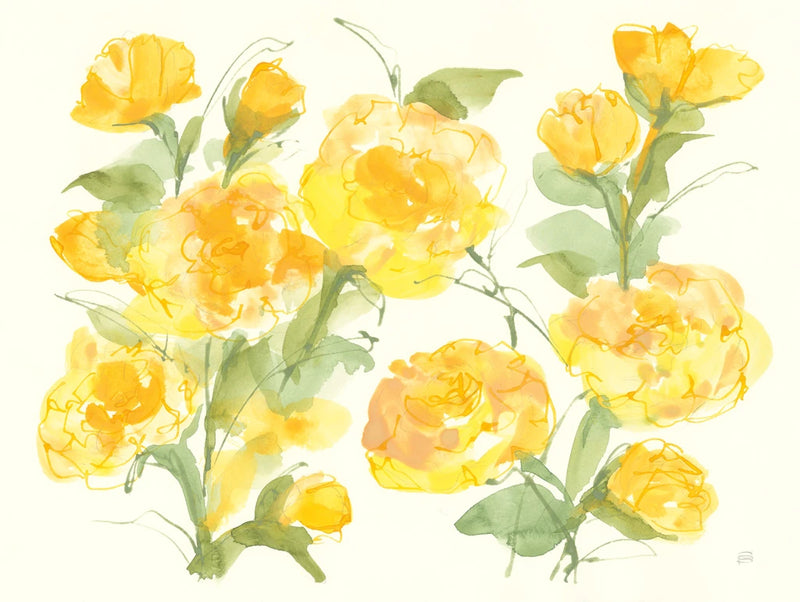 Sunshine Peonies by Chris Paschke