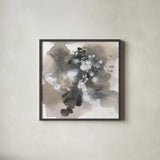 Sustained Abstraction I by Chris Paschke. Shown in a sleek black glass frame for a contemporary gallery look. Available as an archival giclee rolled canvas, fine art paper, or poster print. SKU 94786a.
