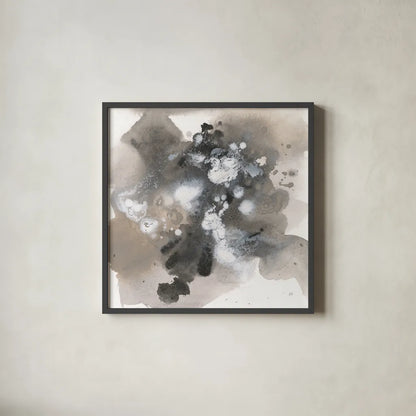 Sustained Abstraction I by Chris Paschke. Shown in a sleek black glass frame for a contemporary gallery look. Available as an archival giclee rolled canvas, fine art paper, or poster print. SKU 94786a.