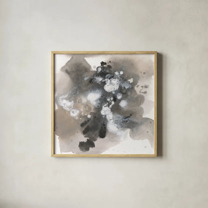 Sustained Abstraction I by Chris Paschke. Shown in a natural wood glass frame for a timeless modern aesthetic. Available as an archival giclee rolled canvas, fine art paper, or poster print. SKU 94786a.