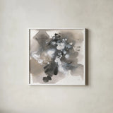 Sustained Abstraction I by Chris Paschke. Shown in a crisp white glass frame for a clean and minimalist style. Available as an archival giclee rolled canvas, fine art paper, or poster print. SKU 94786a.