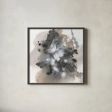Sustained Abstraction II by Chris Paschke. Shown in a sleek black glass frame for a contemporary gallery look. Available as an archival giclee rolled canvas, fine art paper, or poster print. SKU 94787a.