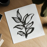 Sustained Leaves I by Chris Paschke. Shown as a detailed flat fine art print, highlighting archival giclee quality. Available as an archival giclee rolled canvas, fine art paper, or poster print. SKU 92769a.