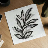 Sustained Leaves III by Chris Paschke. Shown as a detailed flat fine art print, highlighting archival giclee quality. Available as an archival giclee rolled canvas, fine art paper, or poster print. SKU 92771a.