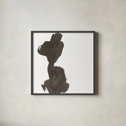 Swash I by Chris Paschke. Shown in a sleek black glass frame for a contemporary gallery look. Available as an archival giclee rolled canvas, fine art paper, or poster print. SKU 66216a.