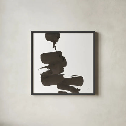 Swash IV by Chris Paschke. Shown in a sleek black glass frame for a contemporary gallery look. Available as an archival giclee rolled canvas, fine art paper, or poster print. SKU 66219a.