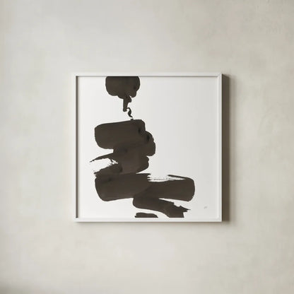 Swash IV by Chris Paschke. Shown in a crisp white glass frame for a clean and minimalist style. Available as an archival giclee rolled canvas, fine art paper, or poster print. SKU 66219a.