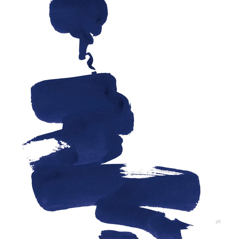 Swash IV Indigo by Chris Paschke. SKU 68775a. Archival Giclee Fine art print for wall decor.