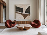 Tactile Inspiration I by Chris Paschke. Shown as extra-large giant wall art in a modern living room. Available as an archival giclee rolled canvas, fine art paper, or poster print. SKU 86085a.