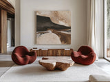 Tactile Inspiration II by Chris Paschke. Shown as extra-large giant wall art in a modern living room. Available as an archival giclee rolled canvas, fine art paper, or poster print. SKU 86086a.