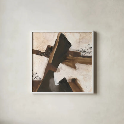 Tactile Inspiration V by Chris Paschke. Shown in a crisp white glass frame for a clean and minimalist style. Available as an archival giclee rolled canvas, fine art paper, or poster print. SKU 86089a.