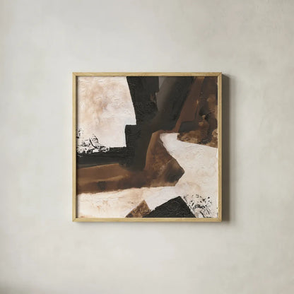 Tactile Inspiration VI by Chris Paschke. Shown in a natural wood glass frame for a timeless modern aesthetic. Available as an archival giclee rolled canvas, fine art paper, or poster print. SKU 86090a.