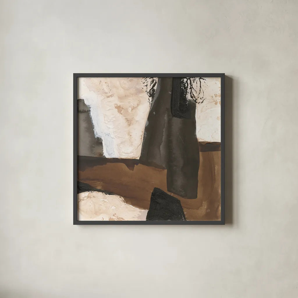 Tactile Inspiration VIII by Chris Paschke. Shown in a sleek black glass frame for a contemporary gallery look. Available as an archival giclee rolled canvas, fine art paper, or poster print. SKU 86092a.