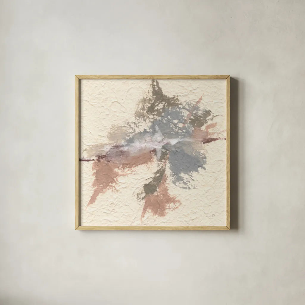 Tactile Simplicity II by Chris Paschke. Shown in a natural wood glass frame for a timeless modern aesthetic. Available as an archival giclee rolled canvas, fine art paper, or poster print. SKU 94406a.