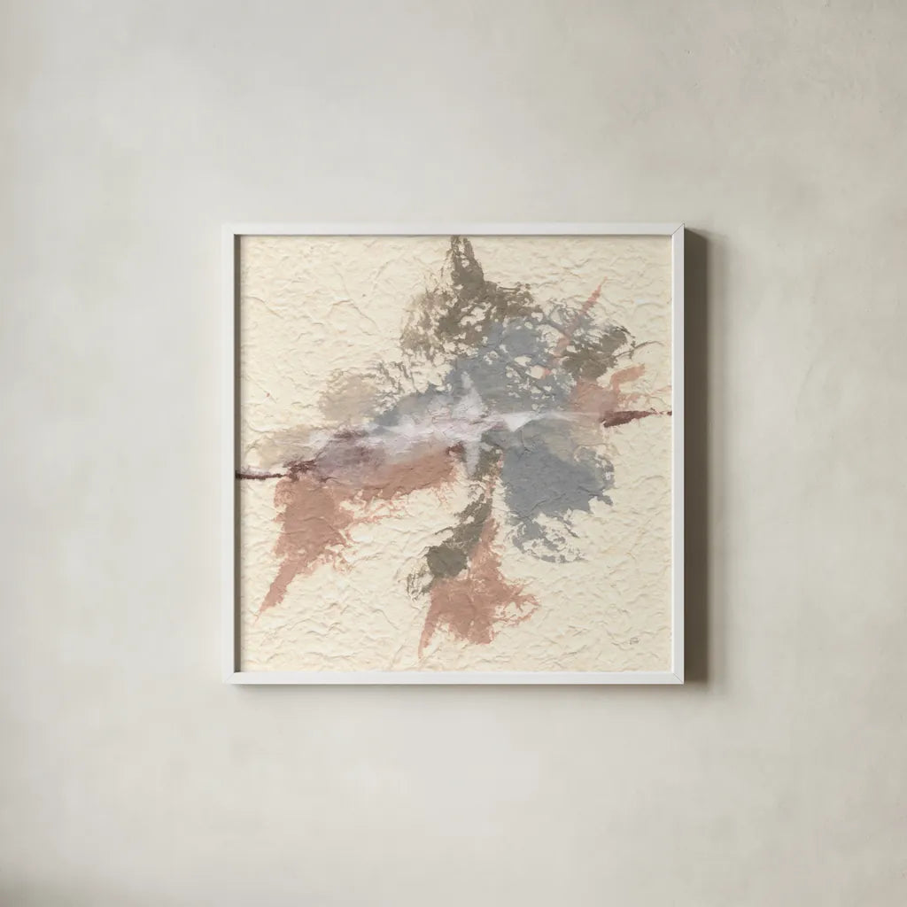 Tactile Simplicity II by Chris Paschke. Shown in a crisp white glass frame for a clean and minimalist style. Available as an archival giclee rolled canvas, fine art paper, or poster print. SKU 94406a.