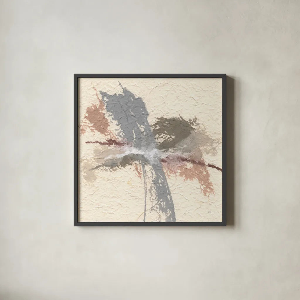 Tactile Simplicity III by Chris Paschke. Shown in a sleek black glass frame for a contemporary gallery look. Available as an archival giclee rolled canvas, fine art paper, or poster print. SKU 94407a.