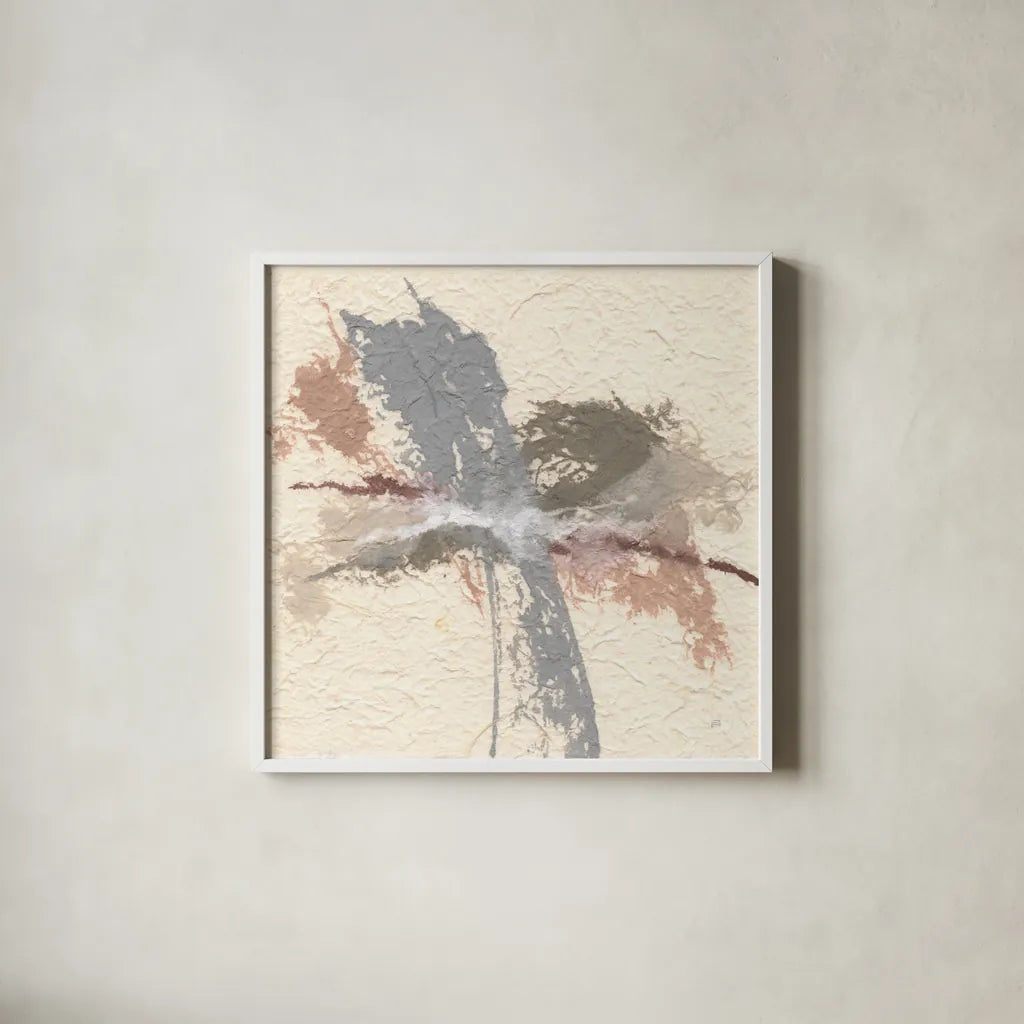 Tactile Simplicity III by Chris Paschke. Shown in a crisp white glass frame for a clean and minimalist style. Available as an archival giclee rolled canvas, fine art paper, or poster print. SKU 94407a.