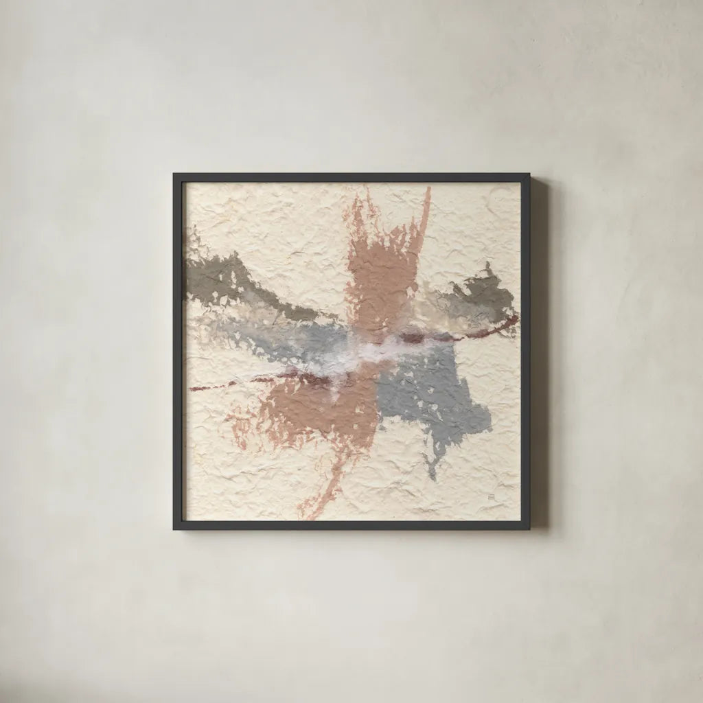 Tactile Simplicity IV by Chris Paschke. Shown in a sleek black glass frame for a contemporary gallery look. Available as an archival giclee rolled canvas, fine art paper, or poster print. SKU 94408a.