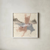 Tactile Simplicity IV by Chris Paschke. Shown in a crisp white glass frame for a clean and minimalist style. Available as an archival giclee rolled canvas, fine art paper, or poster print. SKU 94408a.