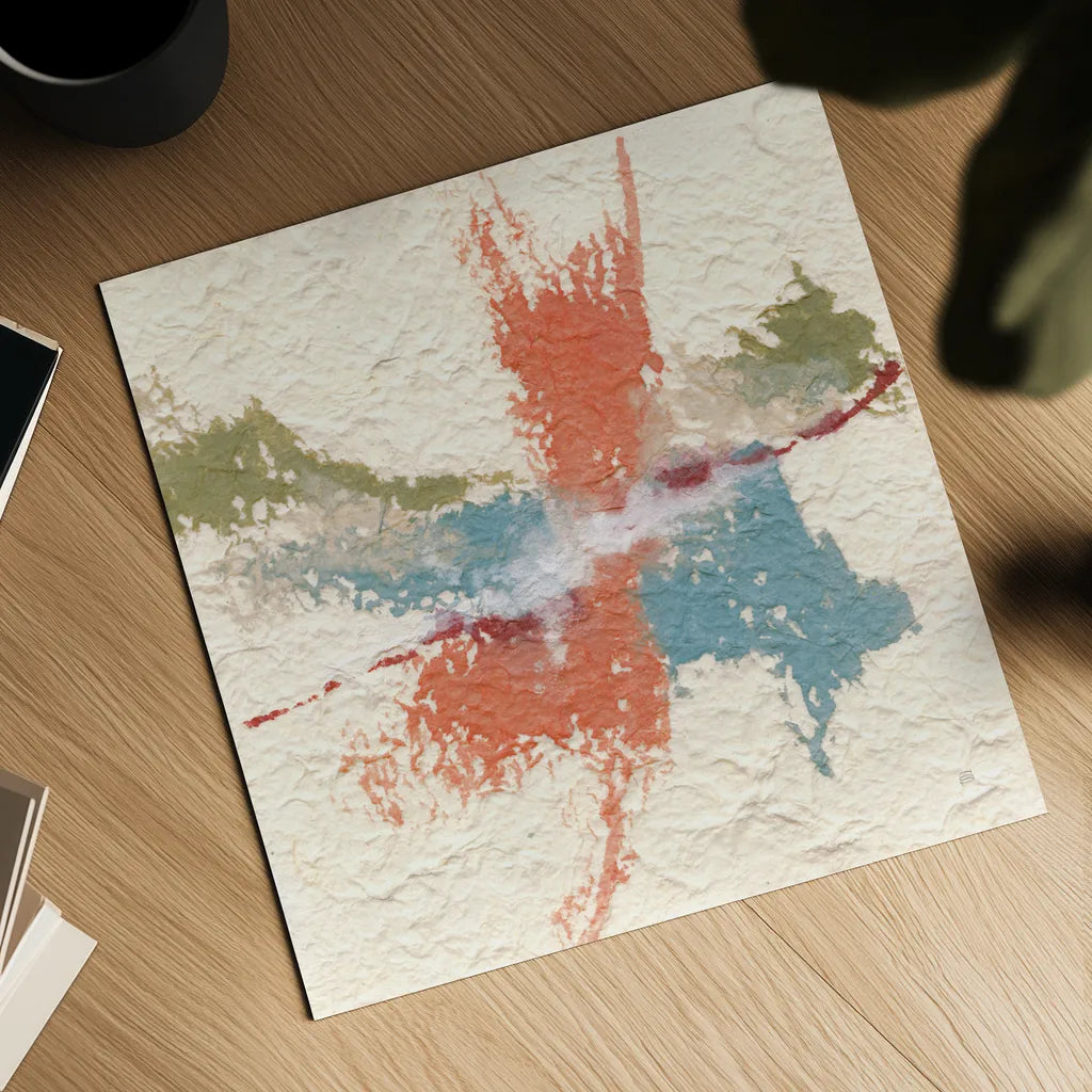 Tactile Simplicity IV Bright by Chris Paschke. Shown as a detailed flat fine art print, highlighting archival giclee quality. Available as an archival giclee rolled canvas, fine art paper, or poster print. SKU 95215a.