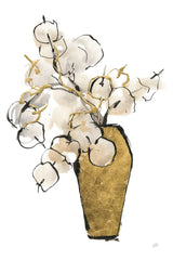 Tall Gilded Vase III by Chris Paschke. SKU 74088h. Archival Giclee Fine art print for wall decor.