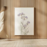 Tall Queen Annes Lace II by Chris Paschke. shown as over sized large wall art. Available as an archival giclee rolled canvas, fine art paper, or poster print. SKU 73078h.