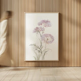 Tall Queen Annes Lace III by Chris Paschke. shown as over sized large wall art. Available as an archival giclee rolled canvas, fine art paper, or poster print. SKU 73079h.
