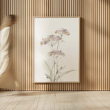 Tall Queen Annes Lace IV by Chris Paschke. shown as over sized large wall art. Available as an archival giclee rolled canvas, fine art paper, or poster print. SKU 73080h.