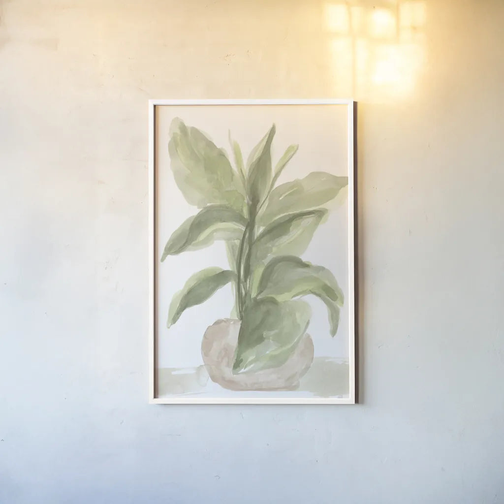 Tall Sunroom I by Chris Paschke. shown as a paper print in a white frame. Available as a archival giclee rolled canvas, fine art paper, or poster print. SKU 85516h.