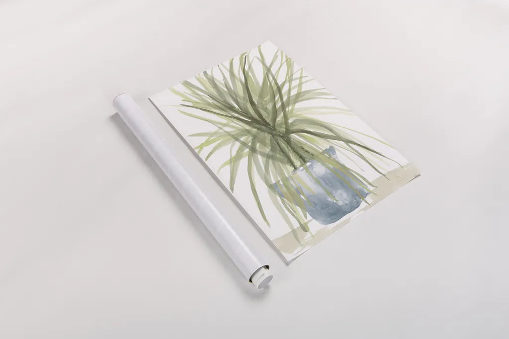 Tall Sunroom II Blue by Chris Paschke. shown as a rolled paper print. Available as archival giclee rolled canvas, fine art paper, or poster print. SKU 86554h.