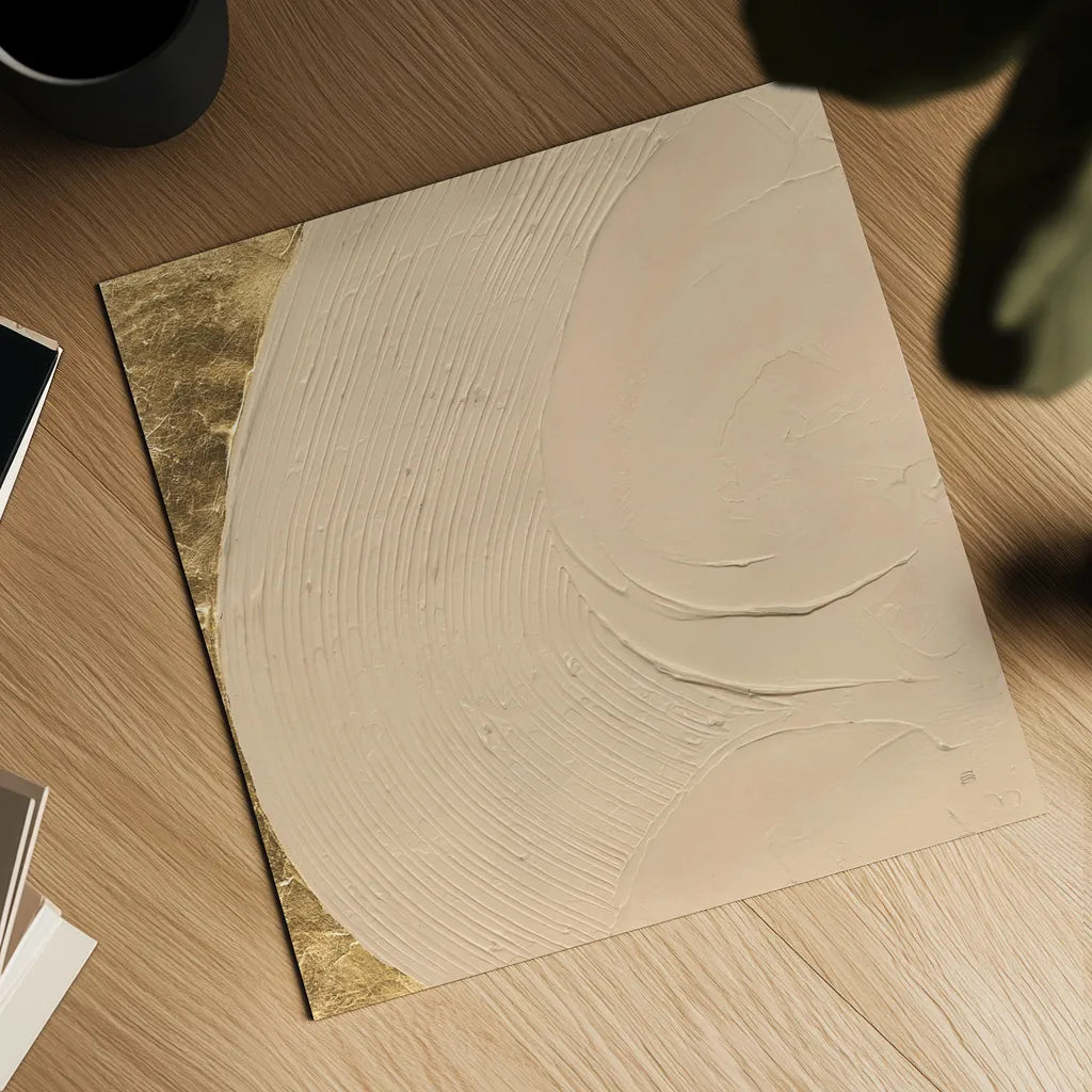 Tan on Tan I by Chris Paschke. Shown as a detailed flat fine art print, highlighting archival giclee quality. Available as an archival giclee rolled canvas, fine art paper, or poster print. SKU 86807a.