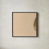 Tan on Tan III by Chris Paschke. Shown in a sleek black glass frame for a contemporary gallery look. Available as an archival giclee rolled canvas, fine art paper, or poster print. SKU 86809a.