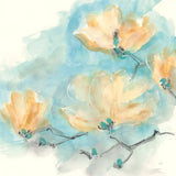 Teal Buds III by Chris Paschke. SKU 45474a. Archival Giclee Fine art print for wall decor.