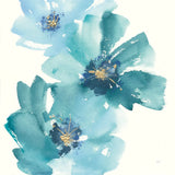Teal Cosmos IV by Chris Paschke. SKU 34007a. Archival Giclee Fine art print for wall decor.