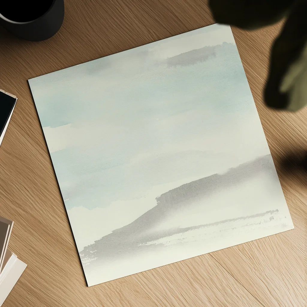 Teal Sky II by Chris Paschke. Shown as a detailed flat fine art print, highlighting archival giclee quality. Available as an archival giclee rolled canvas, fine art paper, or poster print. SKU 44539a.