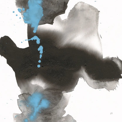 Teal and Ink I by Chris Paschke. SKU 99884a. Archival Giclee Fine art print for wall decor.