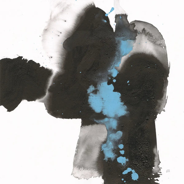 Teal and Ink II by Chris Paschke. SKU 99885a. Archival Giclee Fine art print for wall decor.